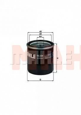 Фильтр масляный MAHLE Джили СК E020800005