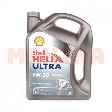 Масло моторное 5W-30 4L SHELL HELIX ULTRA Чери Е5 5W-30