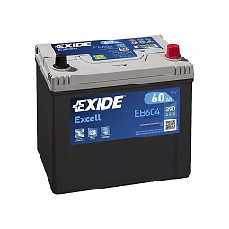 Аккумулятор Exide Excell 60Ah/12V Japan Euro (0) Джили СЛ 60Ah/12V - mahina.in.ua