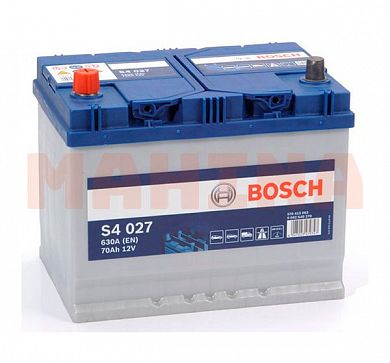 Аккумулятор Bosch 70Ah/12V Japan (1) Чери Тигго 2 (A13T) 70Ah/12V