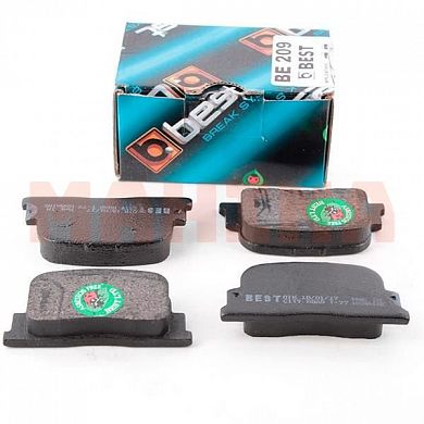 Колодки тормозные задние BEST Бид Ф3 10375094-00