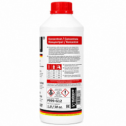 Антифриз концентрат 1.5L HEPU G12 красный МГ550 (Морис Гараж) L0000038 - mahina.in.ua