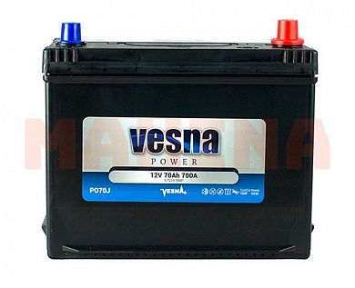 Аккумулятор Vesna 70Ah/12V Japan Euro (0) 415 270