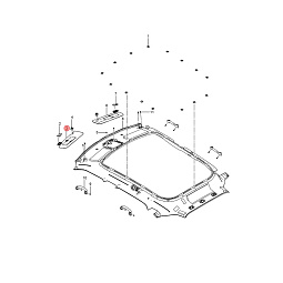 Козырек солнцезащитный левый Бид Сонг Л UKEA-8204010-00A7 - mahina.in.ua