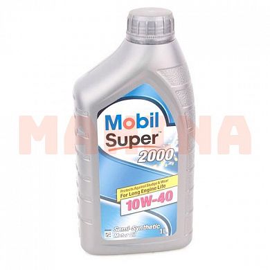 Масло моторное 10W-40 1L MOBIL SUPER 2000 Чери Тиго 10W-40