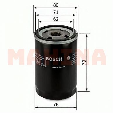 Фильтр масляный BOSCH Бид С6 10134443-00