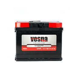 Аккумулятор Vesna Premium 66Ah/12V Euro (1) МГ550 (Морис Гараж) 60Ah/12V - mahina.in.ua