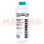Антифриз концентрат 1.5L HIGHWAY G11 синий Джили СК