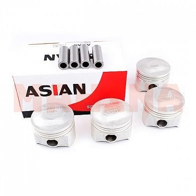 Поршень с пальцем 0.5 (ком-кт 4 шт) ASIAN Чери Амулет 480EF-1004020CA