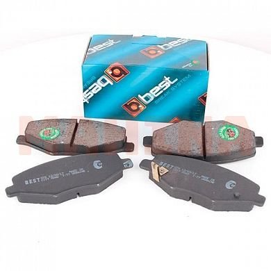 Колодки тормозные передние без ушка BEST Чери Амулет A11-6GN3501080