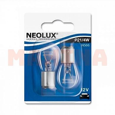 Лампа галогенная NEOLUXE (1 контакт белая) (ком-кт 2 шт) Лифан 620 Солано P21W 12V 21W
