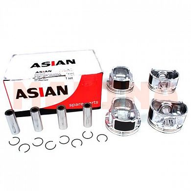 Поршень с пальцем 0.25 (ком-кт 4 шт) ASIAN Чери Элара 484F-1004020BA