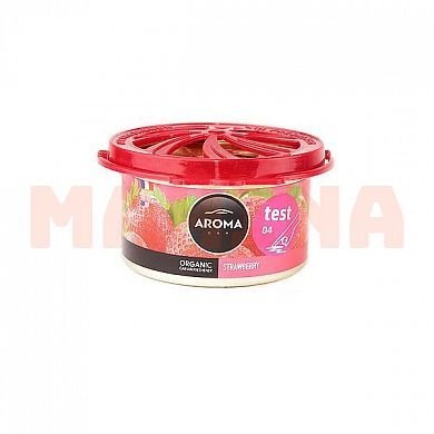 Ароматизатор Aroma Car Organic STRAWBERRY 40г Aroma Car Organic