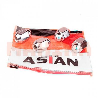Гайка колесная ASIAN (ком-кт 4 шт) Джили Эмгранд 7 JQ393C12T13F13