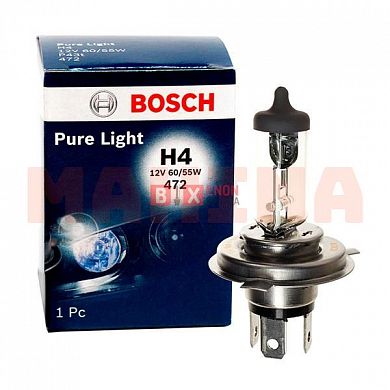 Лампа галогенная BOSCH Чери КуКу 12V 55W P43T