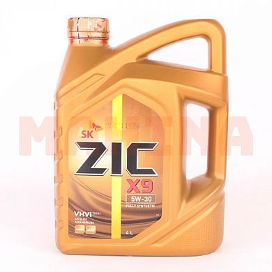 Масло моторное 5W-30 4L ZIC X9 Джили ФС 5W-30