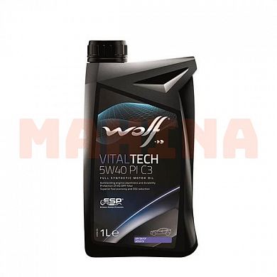 Масло моторное 5W-40 1L WOLF VITALTECH PI C3 Джили ФС 5W-40