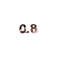 Эмблема "0,8" Чери КуКу S11-3903023BE - mahina.in.ua