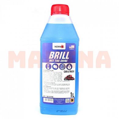 Полироль для шин NOWAX BRILL WET TIRE SHINE 1L NX01156