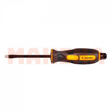 Отвертка шлицевая ударная LAVITA SL6x100 мм LA SL6-100Y