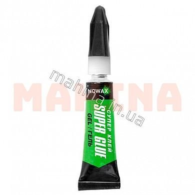 Супер клей гель (блистер 6 шт) NOWAX, 100% CA, 3g NX49309