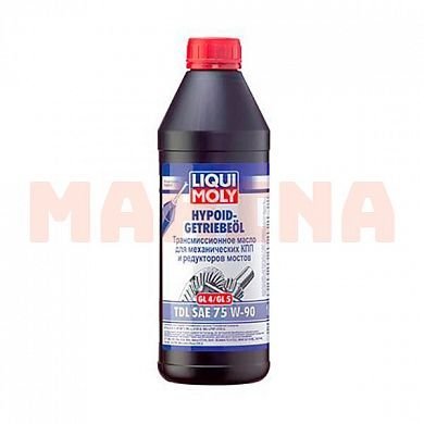 Масло трансмиссионное 75W-90 1L LIQUI MOLY HYPOID-GETRIEBEOIL TDL Чери Амулет 75W-90