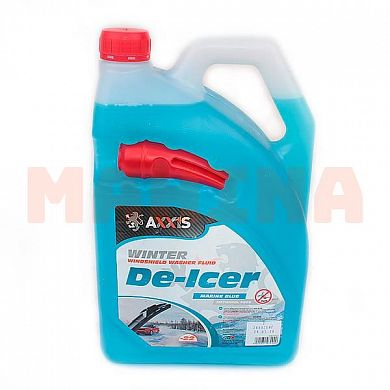 Омыватель стекол 4л AXXIS (с лейкой) зимний -22°C (marine blue) Джили ФС зимний