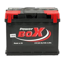 Аккумулятор PowerBox 60Ah/12V Euro (0) МГ 6 (Морис Гараж) 60Ah/12V - mahina.in.ua