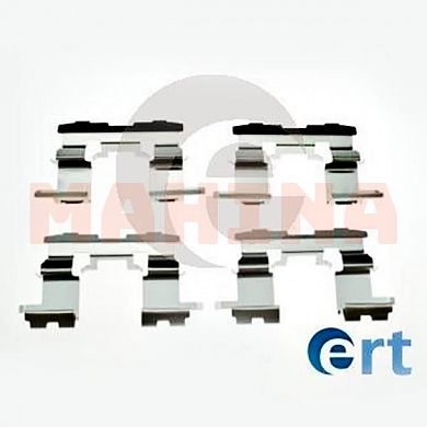 Пружина тормозных колодок передних (ком-кт на 2 суппорта) ERT Джили СЛ 1014001001