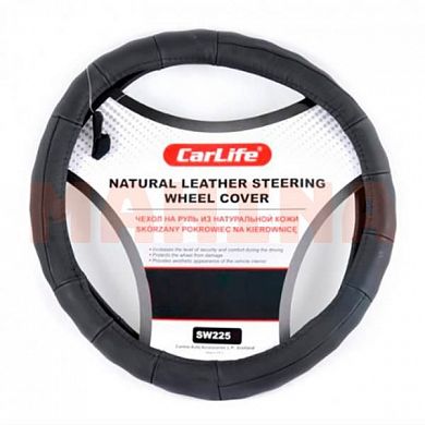 Чехол на руль CARLIFE XL 41-43, черный SW225XL