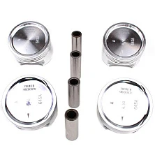 Поршень с пальцем 0.5 (ком-кт 4 шт) 2.4 Грейт Вол Ховер SMD303070-050 - mahina.in.ua