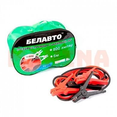 Провода для прикуривания ком-кт БЕЛАВТО 800A, 6м BP80